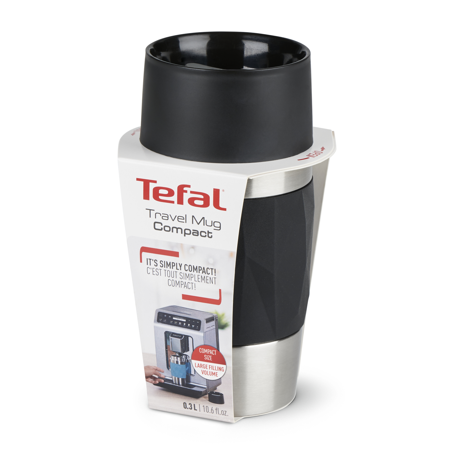 N2160110 skodelica 0,3L TEFAL COMPACT MUG black